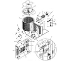 Sears 867814600 functional replacement parts diagram