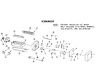 Kenmore 3638692714 icemaker diagram