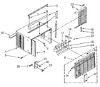 Kenmore 1068790550 cabinet diagram
