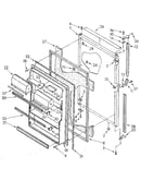 Refrigerator door