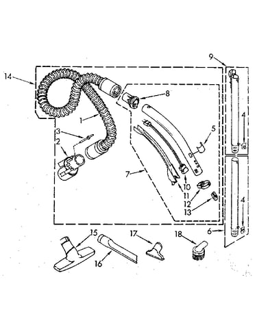 Hose and attachment