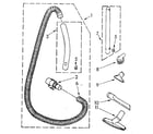 Kenmore 1162002080 hose and attachment diagram