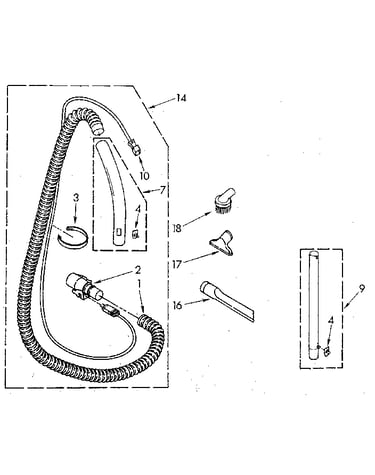 Hose and attachment