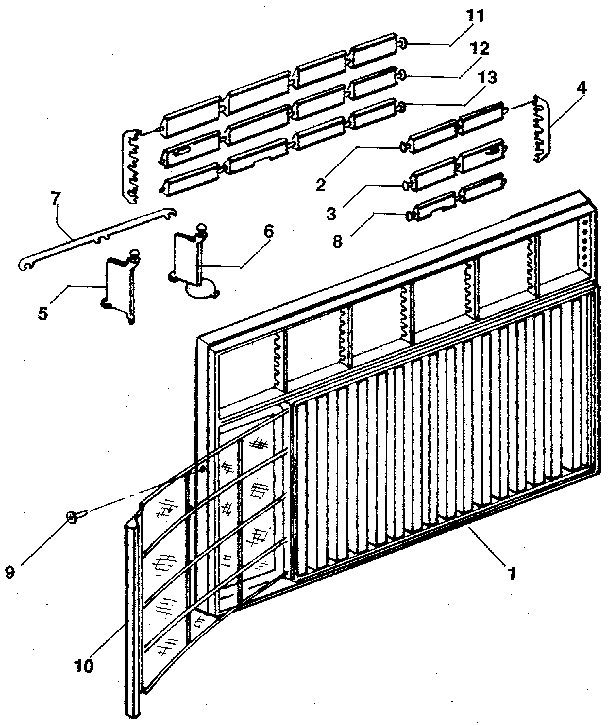Cabinet and front panel