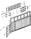 Cabinet and front panel