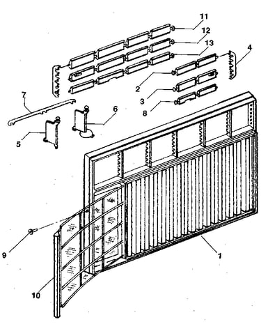 Cabinet and front panel