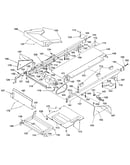 Motor and walking belt assembly