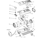 Electrolux 00067 cleaner housing assembly diagram
