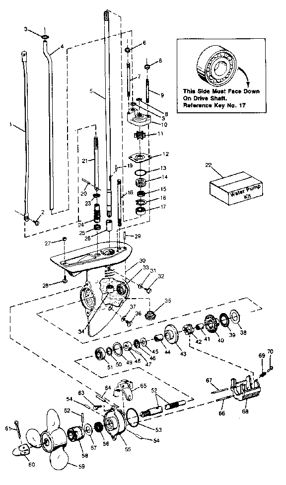 Gear housing assembly