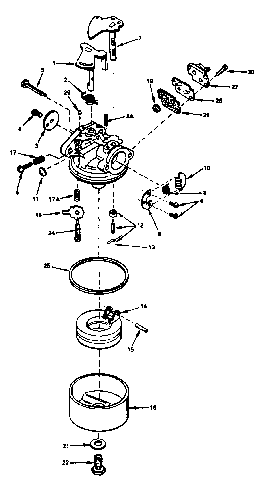 Carburetor no. 632056a