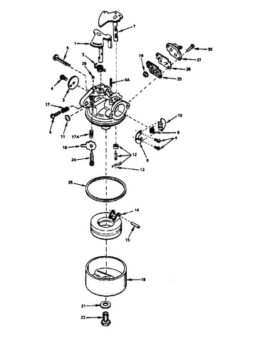 Carburetor no. 632056a