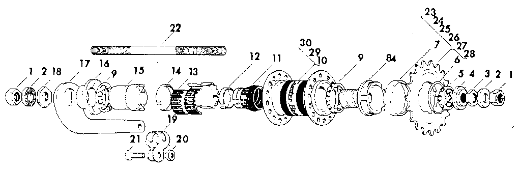 Shimano coaster brake 333