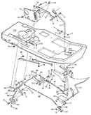 Blade housing suspension
