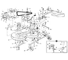 Craftsman 536250910 mower deck diagram