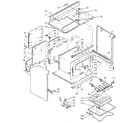Kenmore 6289137243 body assembly diagram