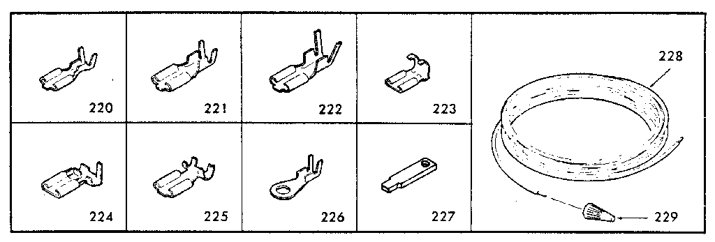 Wiring and wiring terminals