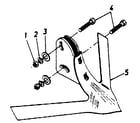 Craftsman 486290580 15" sweep cultivator diagram