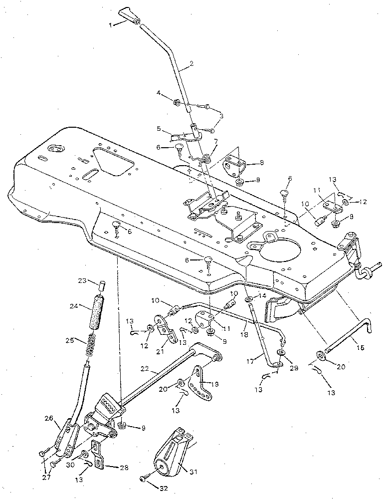Mower suspension