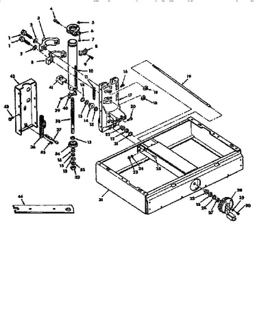 Figure 2 - base and column assembly