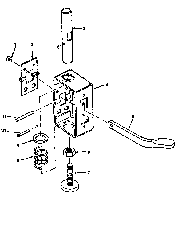 FIGURE 7 - FOOT ASSEMBLY