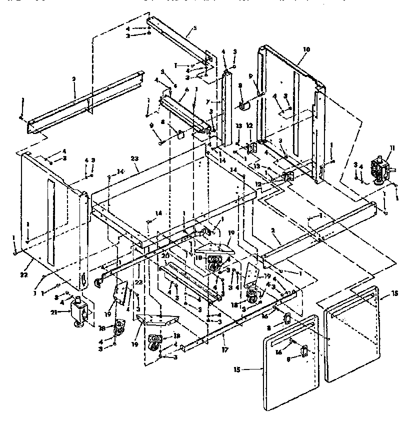 Figure 8 - cabinet assembly