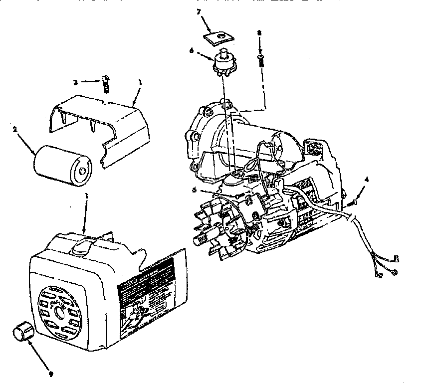 FIGURE 9 - MOTOR ASSEMBLY