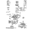 Briggs & Stratton 114982 TO 114987 (0184-01 - 0184-01 replacement parts diagram