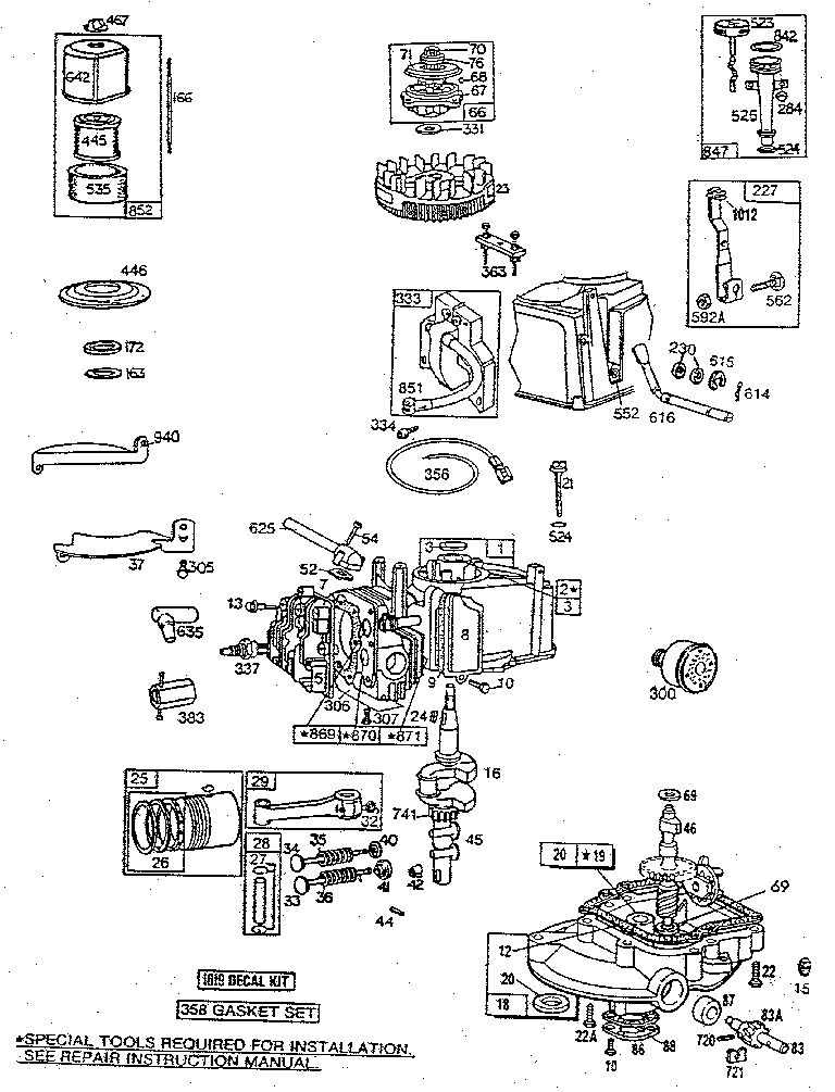 Replacement parts