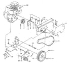 Craftsman 917298232 belt guard and pulley assembly diagram