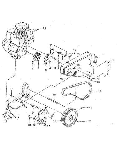 Belt guard and pulley assembly