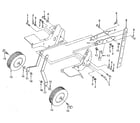 Craftsman 917298232 wheel and depth stake assembly diagram