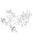 Wheel and depth stake assembly