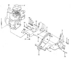 Craftsman 917298232 transmission and tine shield assembly diagram