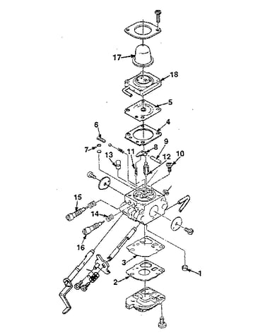 Carburetor - zama c1u-h13