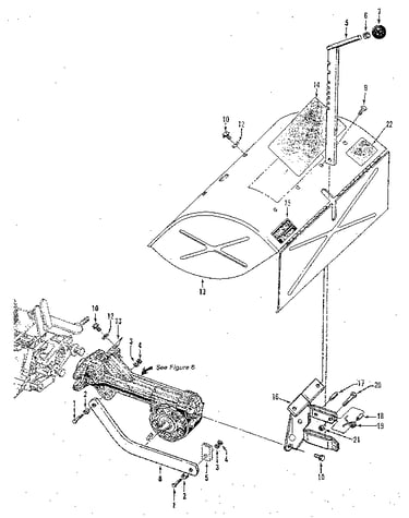 Depth regulator & tine hood assemblies (figure 4)