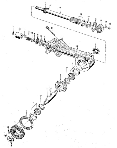 Tiller attachment transmission assemblies (figure 6)