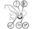 Troybilt HORSE SERIAL 916107 AND UP forward interlock system (figure 8) diagram