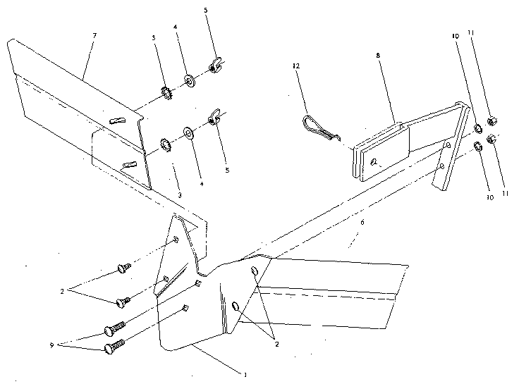 Hiller/furrower attachment (figure 13)