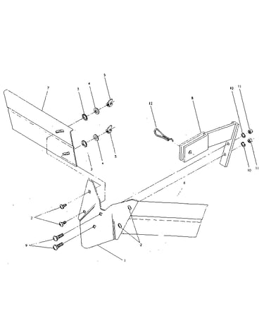 Hiller/furrower attachment (figure 13)