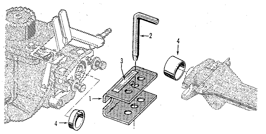 Tow hitch attachment (figure 14)