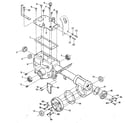 Troybilt PONY SERIAL #S0242650 AND UP transmission housing, covers, seals, gaskets & plugs diagram
