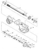 Drive shaft, input pinion shaft & gear assemblies