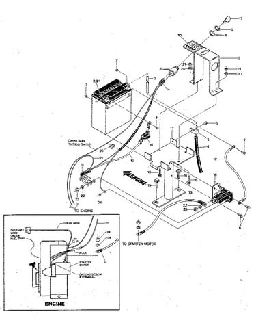 Electric start assembly