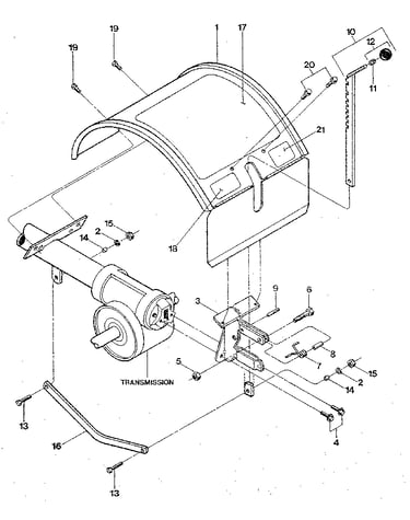 Hood, bracket & depth regulator