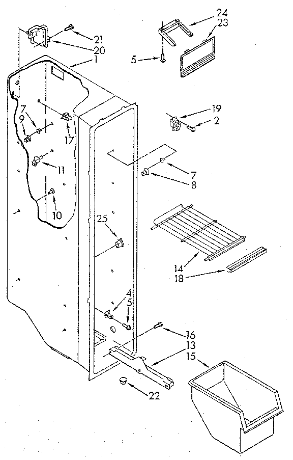 Freezer liner