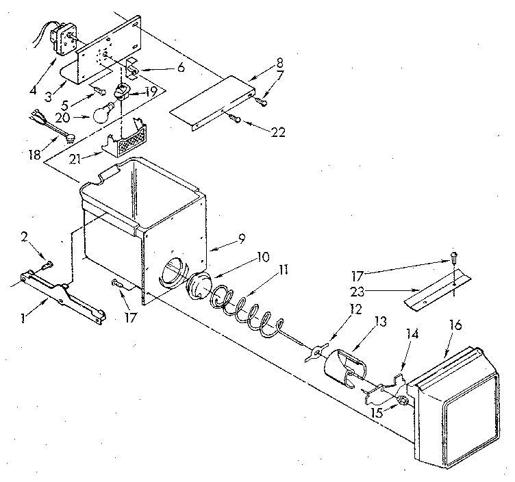 Freezer interior