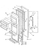 Refrigerator door