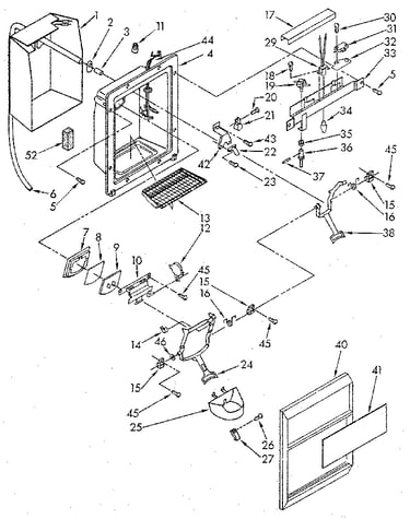 Dispenser front
