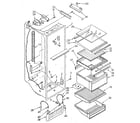 Kenmore 1068555611 refrigerator liner diagram