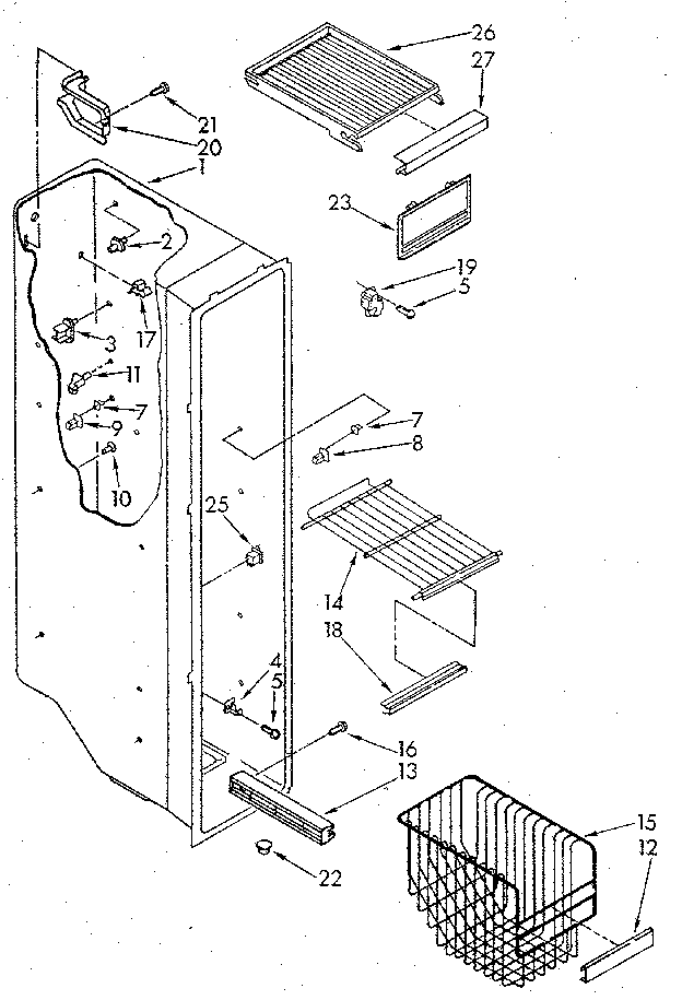 Freezer liner